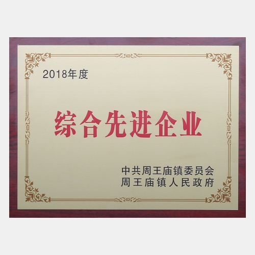 2018年度綜合先進企業